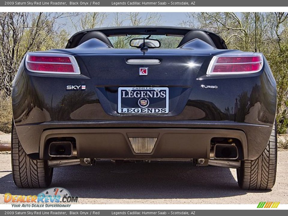 2009 Saturn Sky Red Line Roadster Black Onyx / Red Photo #8