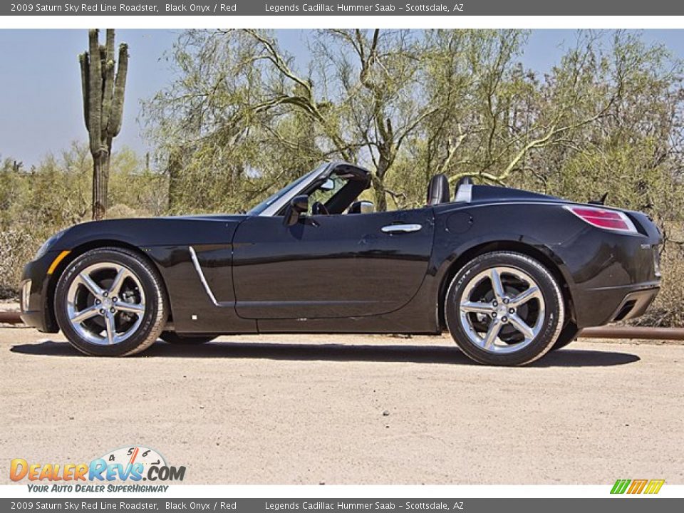 Black Onyx 2009 Saturn Sky Red Line Roadster Photo #10