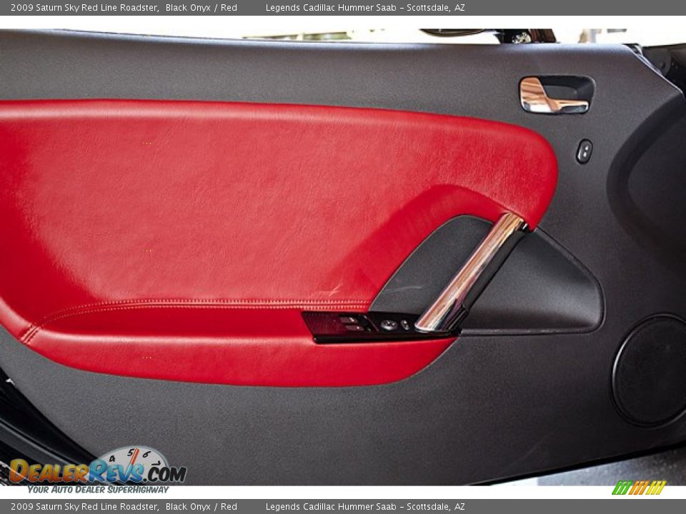 Door Panel of 2009 Saturn Sky Red Line Roadster Photo #12