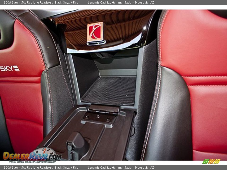 Red Interior - 2009 Saturn Sky Red Line Roadster Photo #18