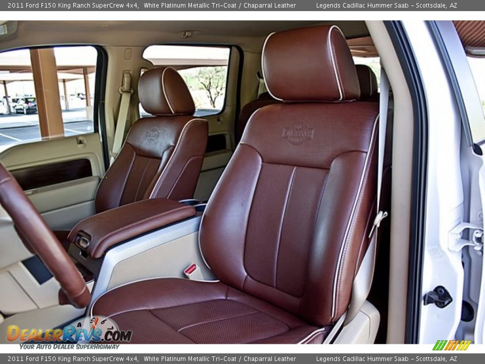 Chaparral Leather Interior - 2011 Ford F150 King Ranch SuperCrew 4x4 Photo #17