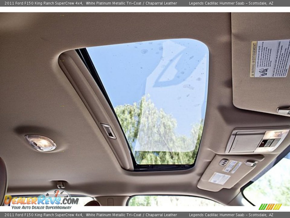 Sunroof of 2011 Ford F150 King Ranch SuperCrew 4x4 Photo #21