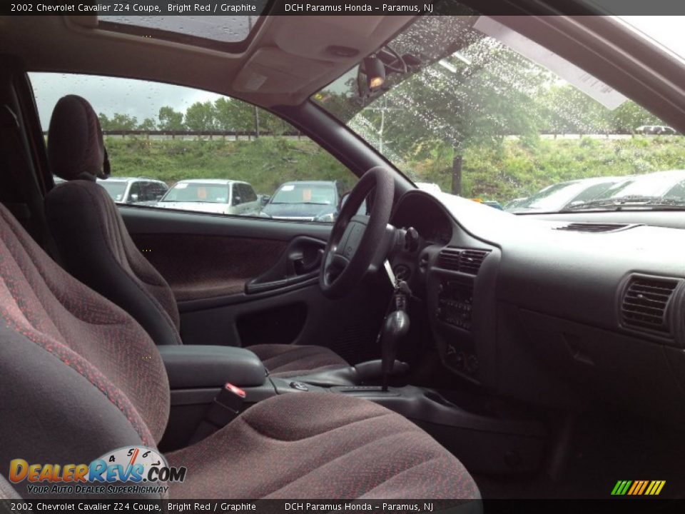 Graphite Interior 2002 Chevrolet Cavalier Z24 Coupe Photo