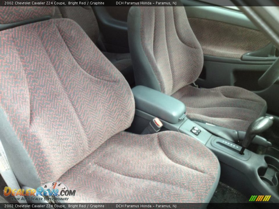 Front Seat of 2002 Chevrolet Cavalier Z24 Coupe Photo #17