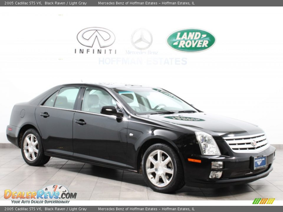 2005 Cadillac STS V6 Black Raven / Light Gray Photo #1