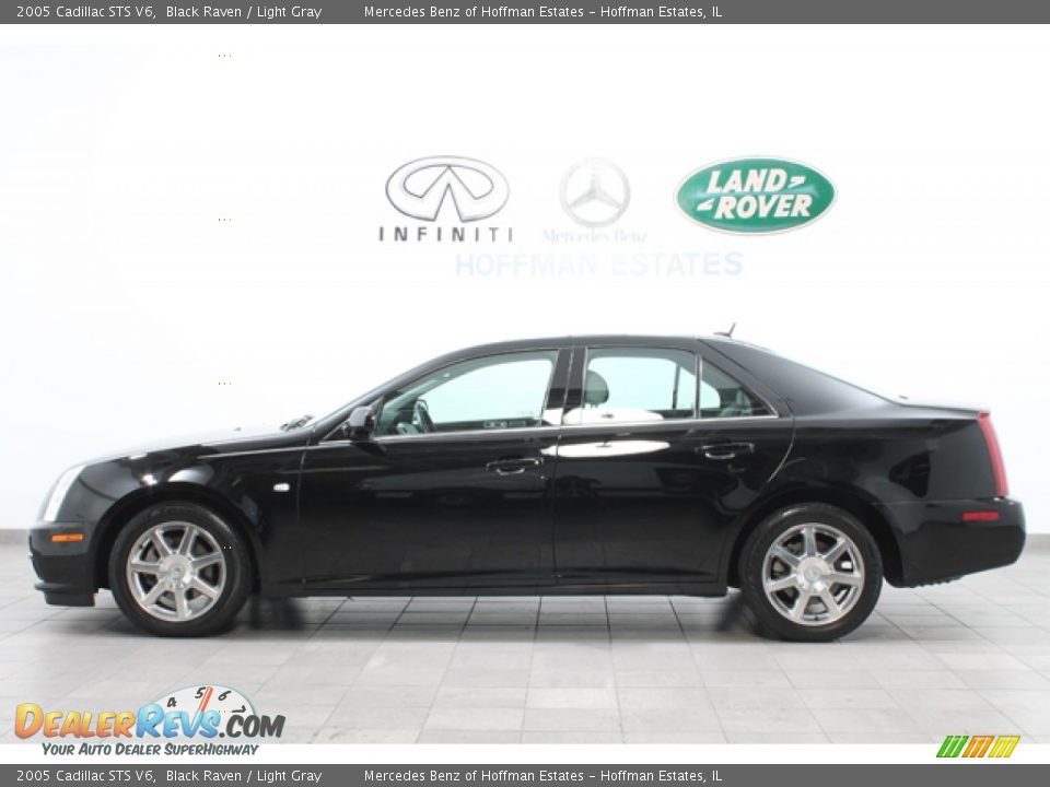 2005 Cadillac STS V6 Black Raven / Light Gray Photo #2