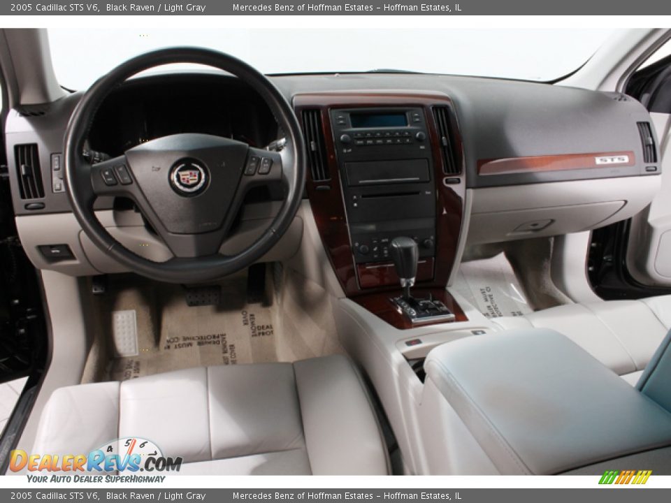2005 Cadillac STS V6 Black Raven / Light Gray Photo #6