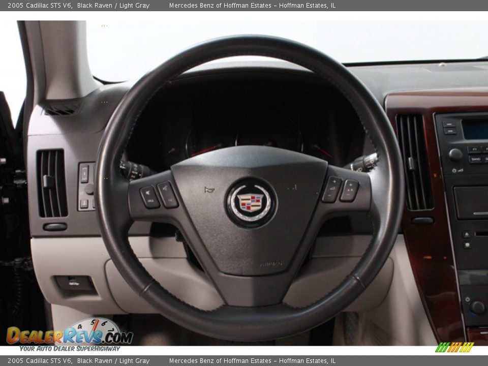 2005 Cadillac STS V6 Black Raven / Light Gray Photo #7