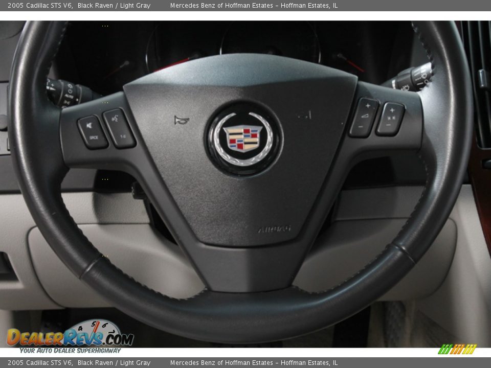 2005 Cadillac STS V6 Black Raven / Light Gray Photo #8