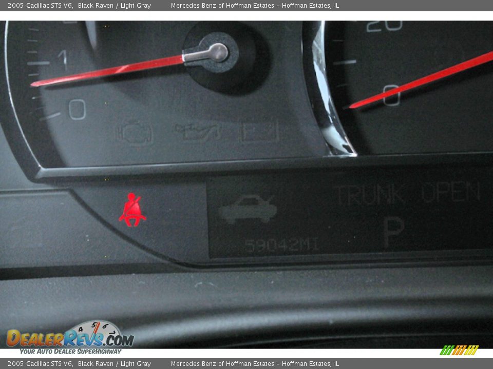2005 Cadillac STS V6 Black Raven / Light Gray Photo #23