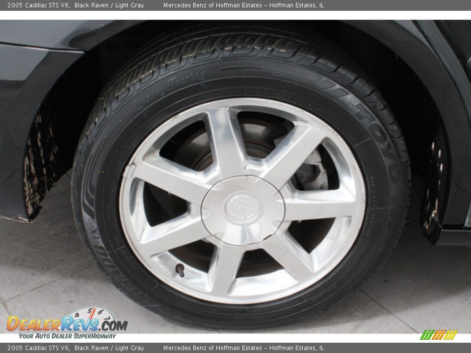 2005 Cadillac STS V6 Black Raven / Light Gray Photo #26