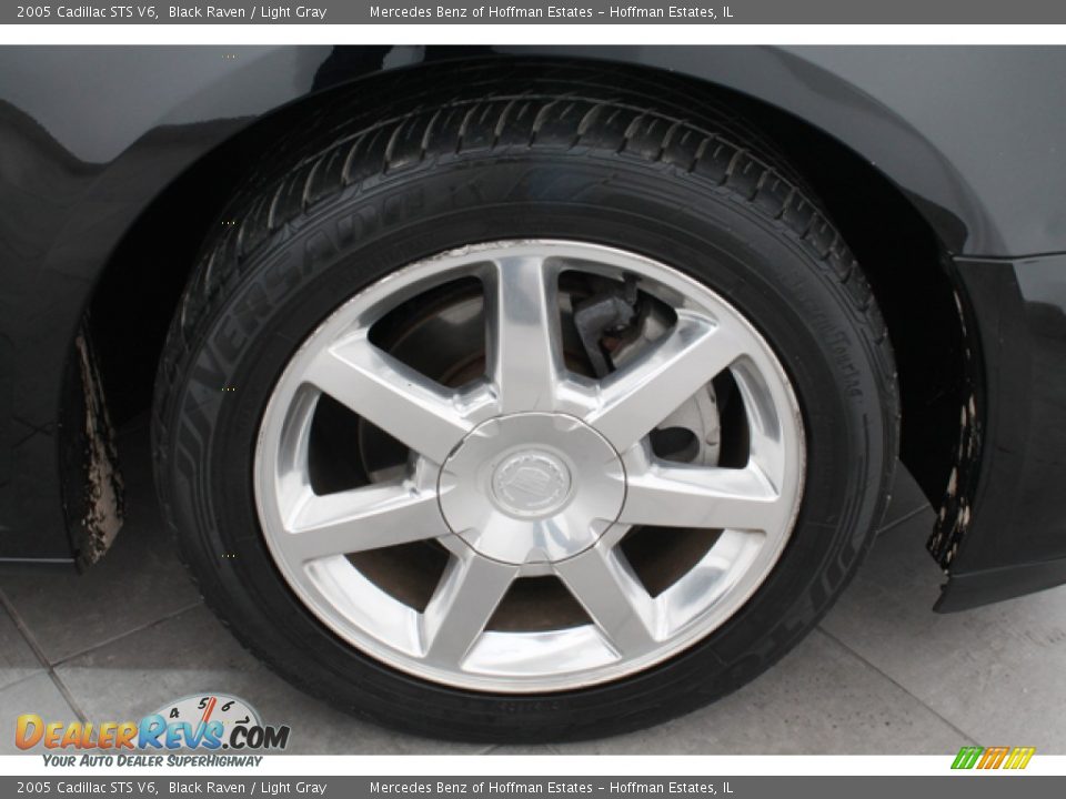 2005 Cadillac STS V6 Black Raven / Light Gray Photo #27