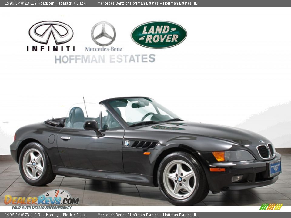 1996 BMW Z3 1.9 Roadster Jet Black / Black Photo #1