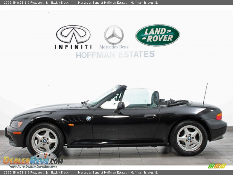 1996 BMW Z3 1.9 Roadster Jet Black / Black Photo #2