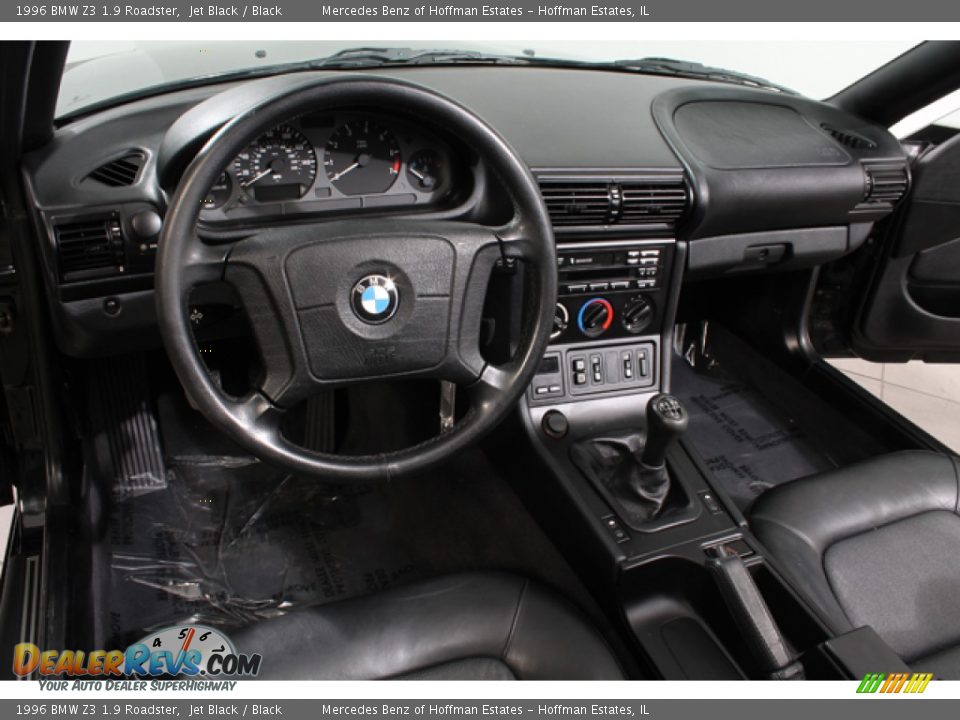 1996 BMW Z3 1.9 Roadster Jet Black / Black Photo #6