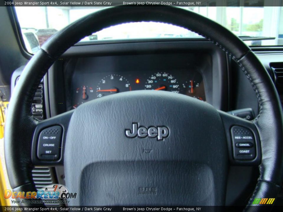 2004 Jeep Wrangler Sport 4x4 Solar Yellow / Dark Slate Gray Photo #11