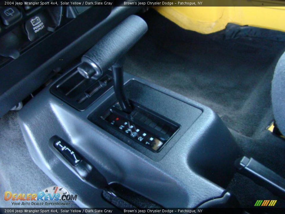2004 Jeep Wrangler Sport 4x4 Solar Yellow / Dark Slate Gray Photo #14