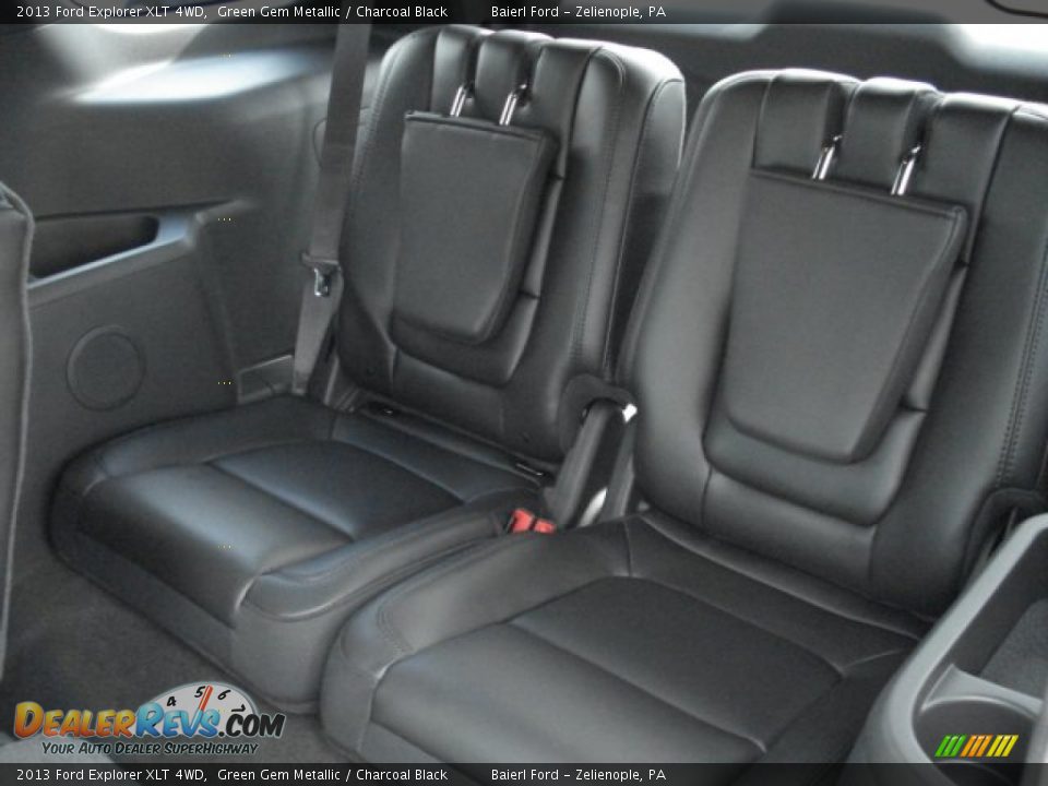 2013 Ford Explorer XLT 4WD Green Gem Metallic / Charcoal Black Photo #14
