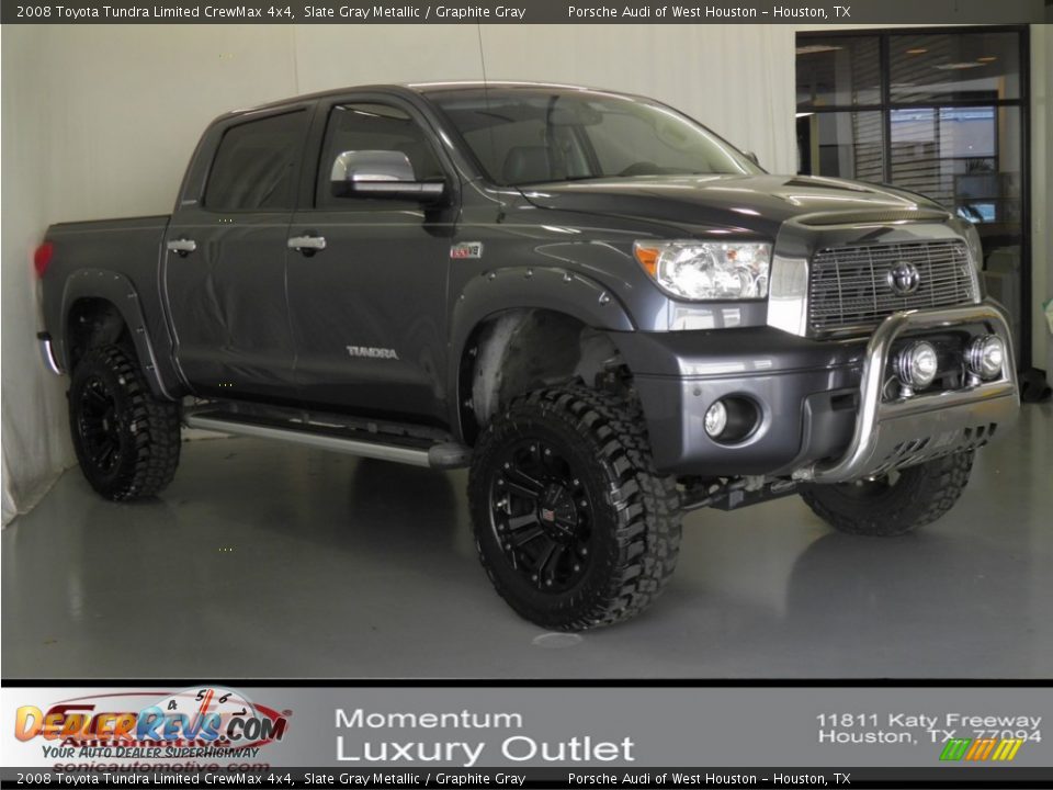 2008 Toyota Tundra Limited CrewMax 4x4 Slate Gray Metallic / Graphite Gray Photo #1