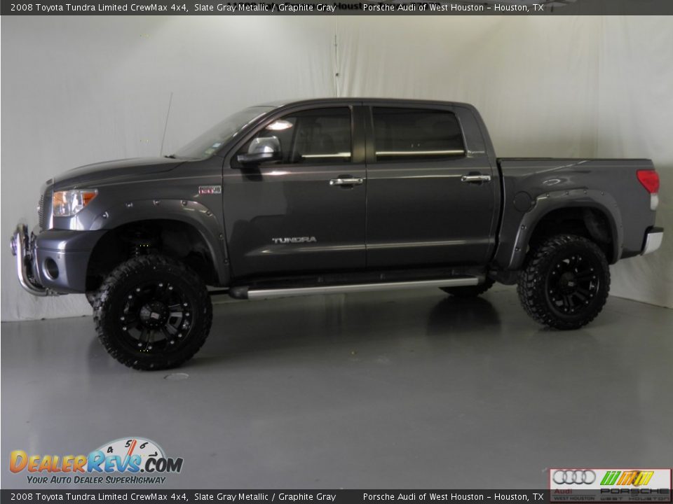 2008 Toyota Tundra Limited CrewMax 4x4 Slate Gray Metallic / Graphite Gray Photo #5