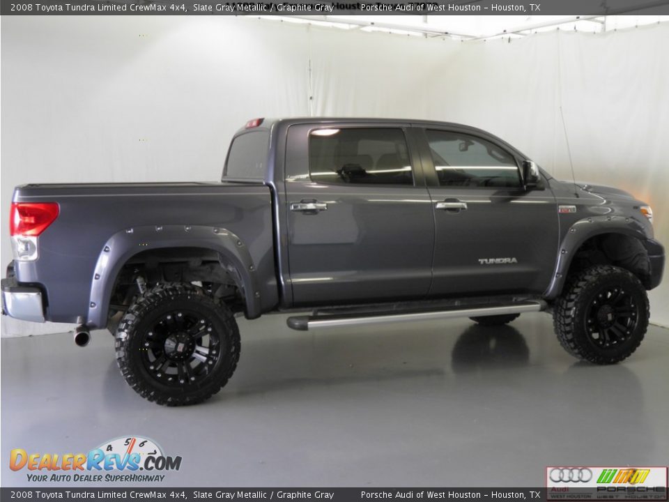 2008 Toyota Tundra Limited CrewMax 4x4 Slate Gray Metallic / Graphite Gray Photo #6