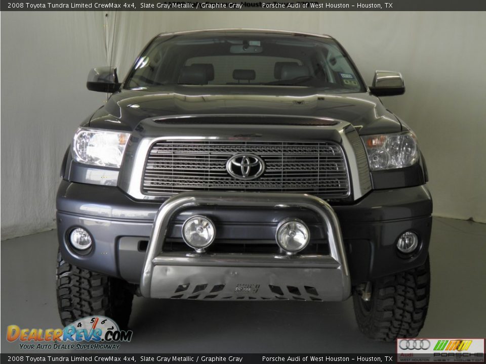 2008 Toyota Tundra Limited CrewMax 4x4 Slate Gray Metallic / Graphite Gray Photo #19