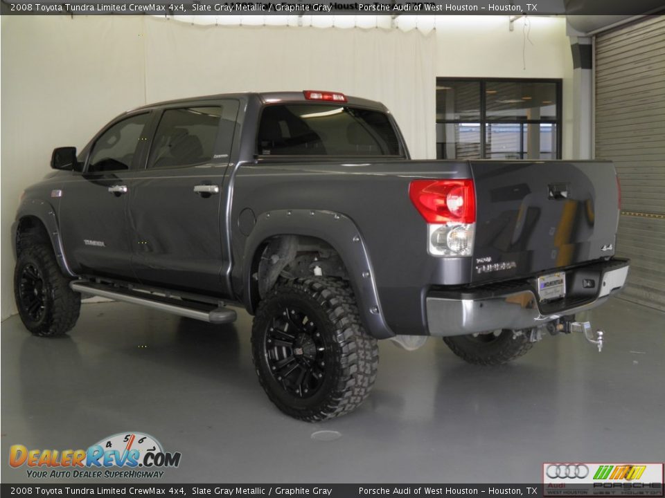 2008 Toyota Tundra Limited CrewMax 4x4 Slate Gray Metallic / Graphite Gray Photo #22