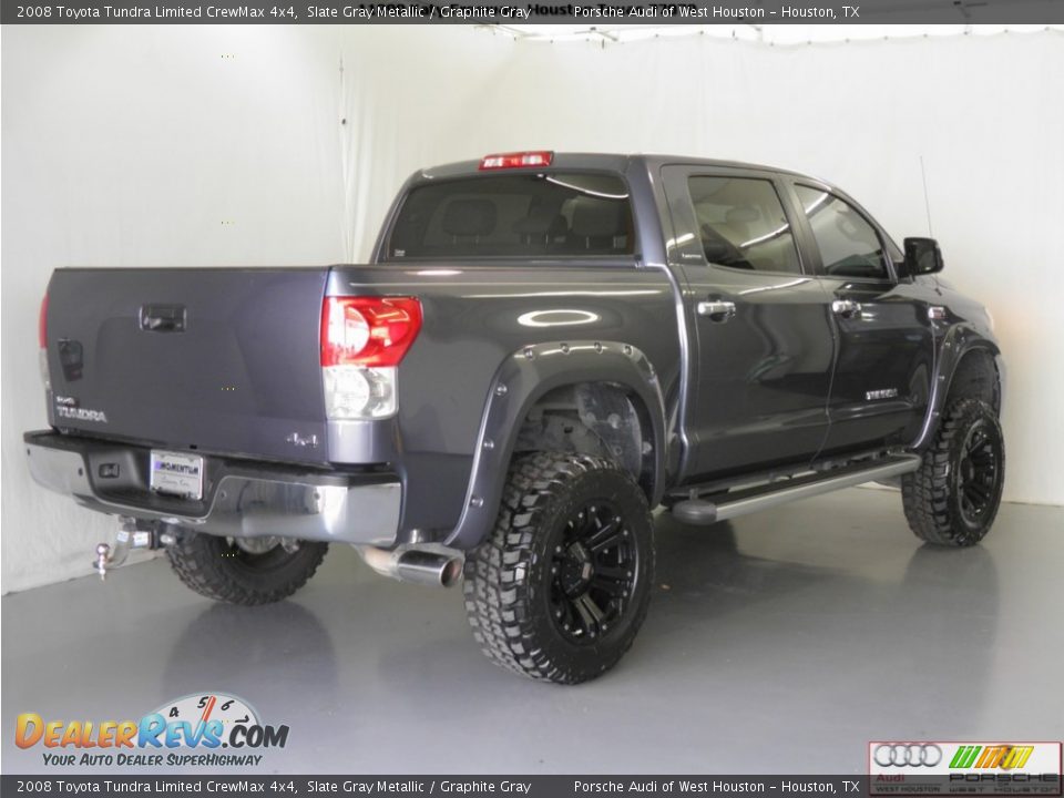 2008 Toyota Tundra Limited CrewMax 4x4 Slate Gray Metallic / Graphite Gray Photo #23