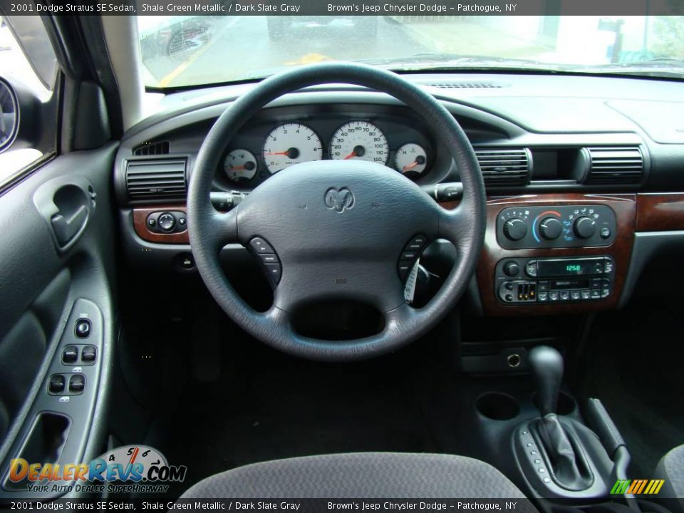 2001 Dodge Stratus SE Sedan Shale Green Metallic / Dark Slate Gray Photo #11