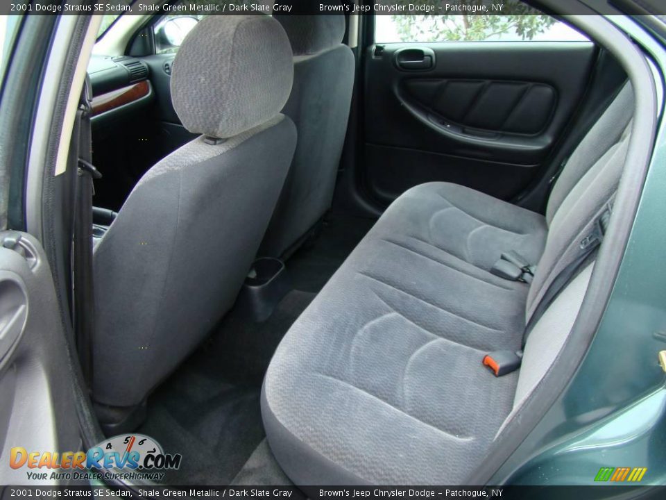 2001 Dodge Stratus SE Sedan Shale Green Metallic / Dark Slate Gray Photo #12