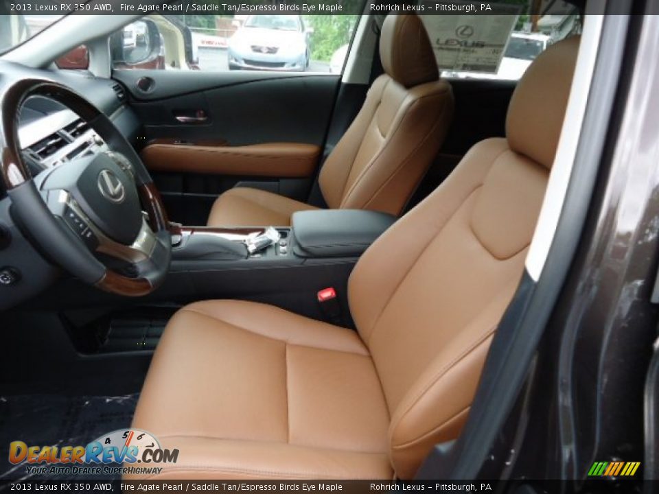 Front Seat of 2013 Lexus RX 350 AWD Photo #10