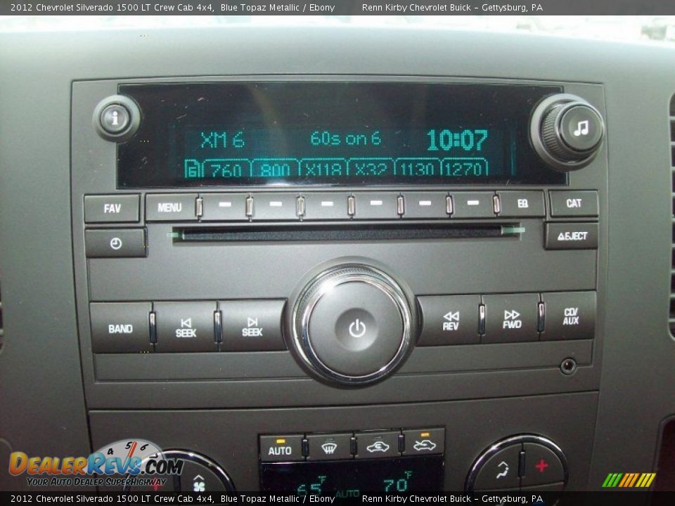 Audio System of 2012 Chevrolet Silverado 1500 LT Crew Cab 4x4 Photo #8