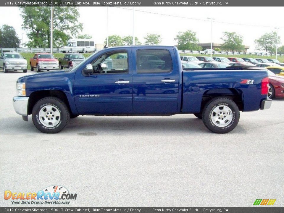 Blue Topaz Metallic 2012 Chevrolet Silverado 1500 LT Crew Cab 4x4 Photo #12