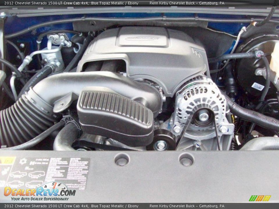 2012 Chevrolet Silverado 1500 LT Crew Cab 4x4 5.3 Liter OHV 16-Valve VVT Flex-Fuel Vortec V8 Engine Photo #16