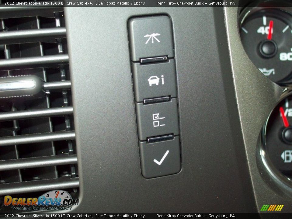 Controls of 2012 Chevrolet Silverado 1500 LT Crew Cab 4x4 Photo #23