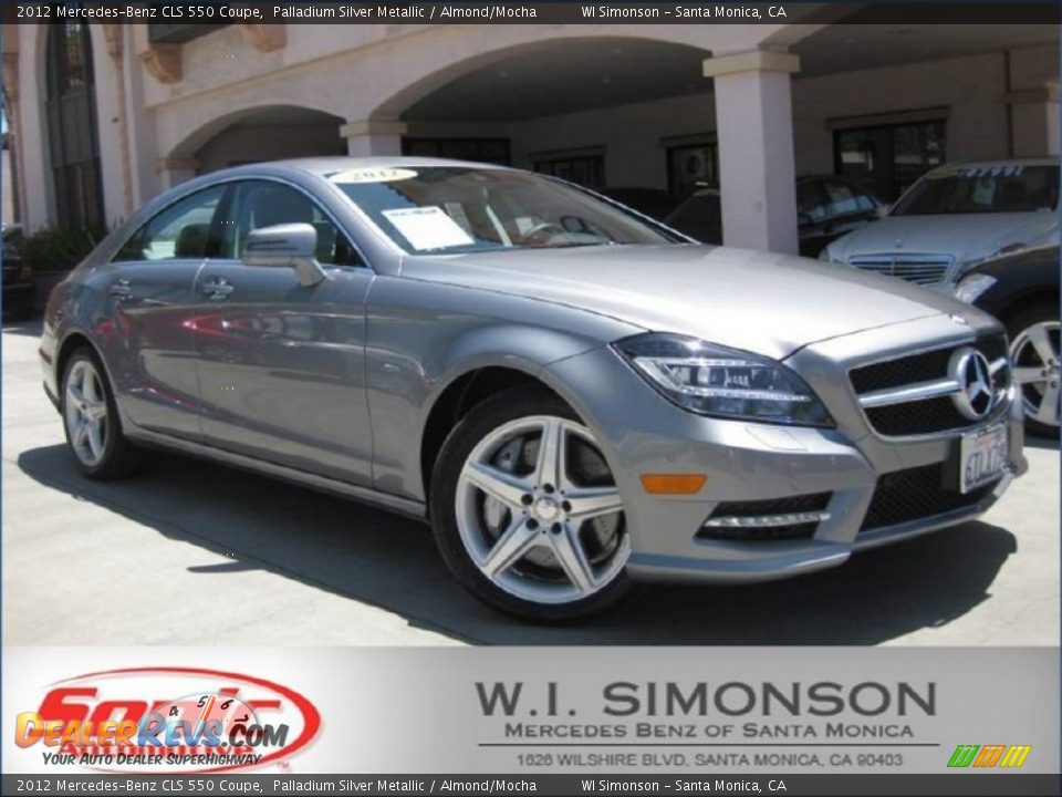 2012 Mercedes-Benz CLS 550 Coupe Palladium Silver Metallic / Almond/Mocha Photo #1