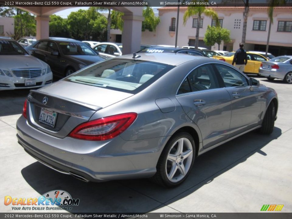 2012 Mercedes-Benz CLS 550 Coupe Palladium Silver Metallic / Almond/Mocha Photo #2