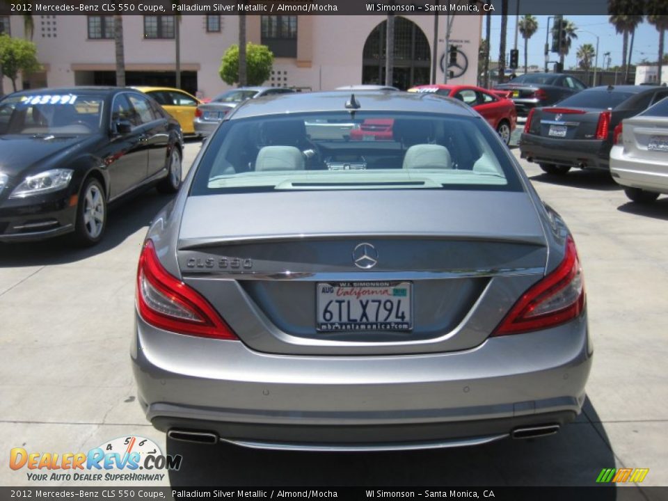 2012 Mercedes-Benz CLS 550 Coupe Palladium Silver Metallic / Almond/Mocha Photo #3