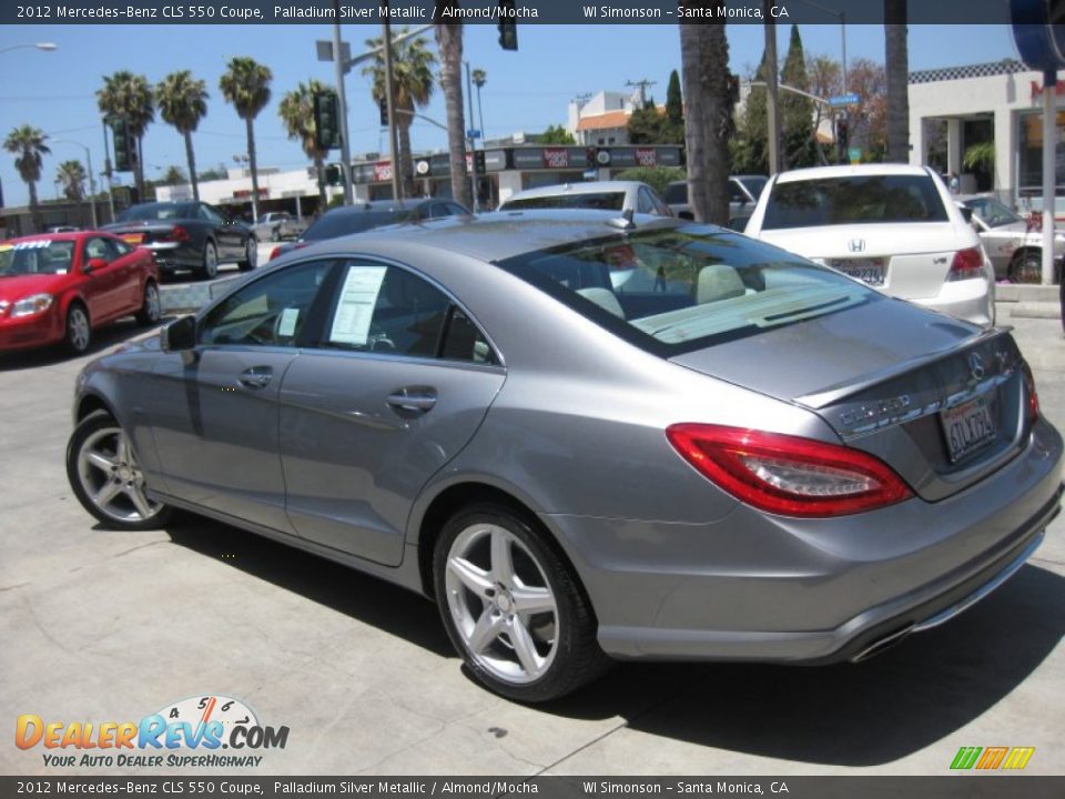 2012 Mercedes-Benz CLS 550 Coupe Palladium Silver Metallic / Almond/Mocha Photo #4