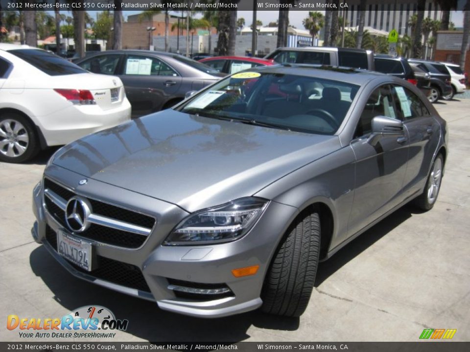 2012 Mercedes-Benz CLS 550 Coupe Palladium Silver Metallic / Almond/Mocha Photo #5