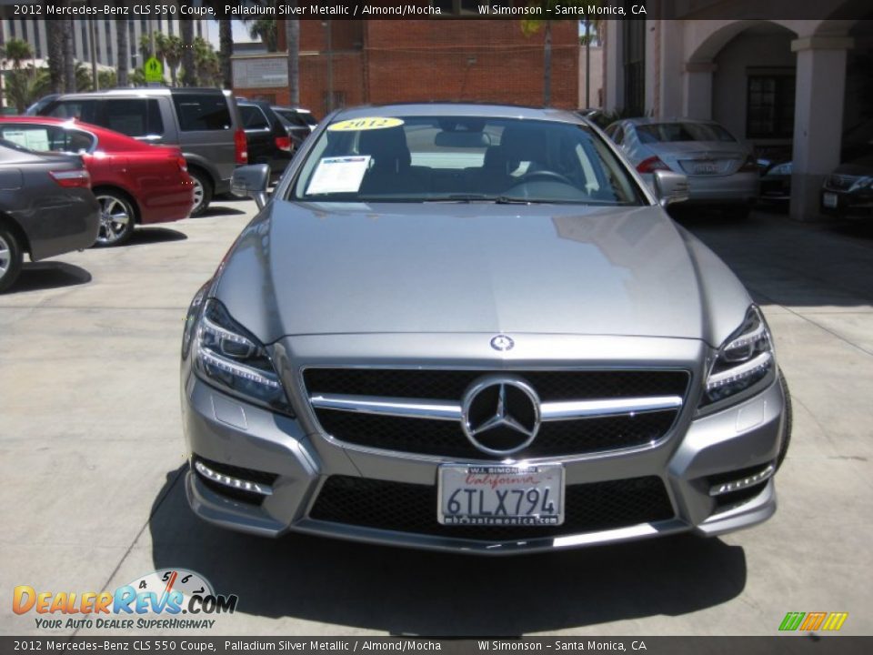 2012 Mercedes-Benz CLS 550 Coupe Palladium Silver Metallic / Almond/Mocha Photo #6