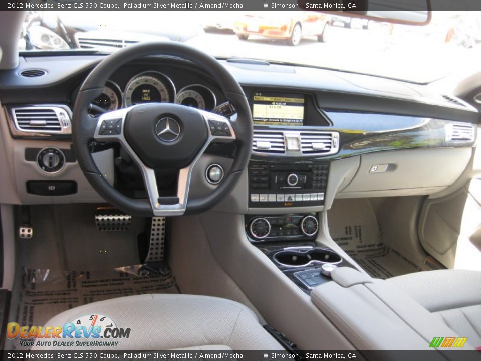 2012 Mercedes-Benz CLS 550 Coupe Palladium Silver Metallic / Almond/Mocha Photo #28