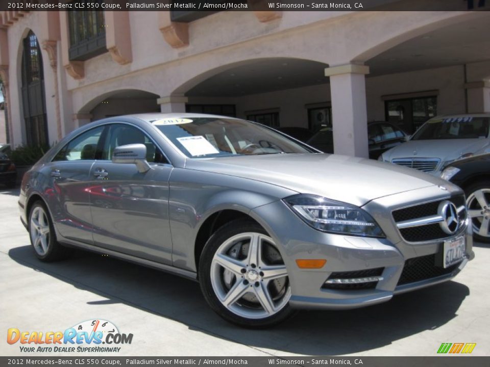 2012 Mercedes-Benz CLS 550 Coupe Palladium Silver Metallic / Almond/Mocha Photo #32