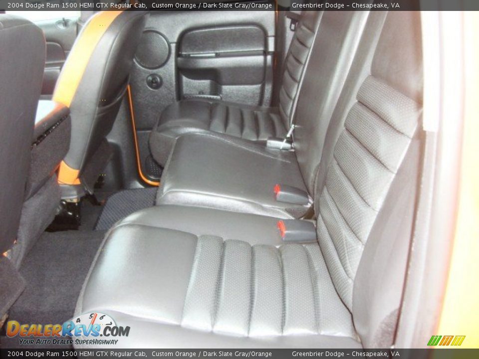 Rear Seat of 2004 Dodge Ram 1500 HEMI GTX Regular Cab Photo #11