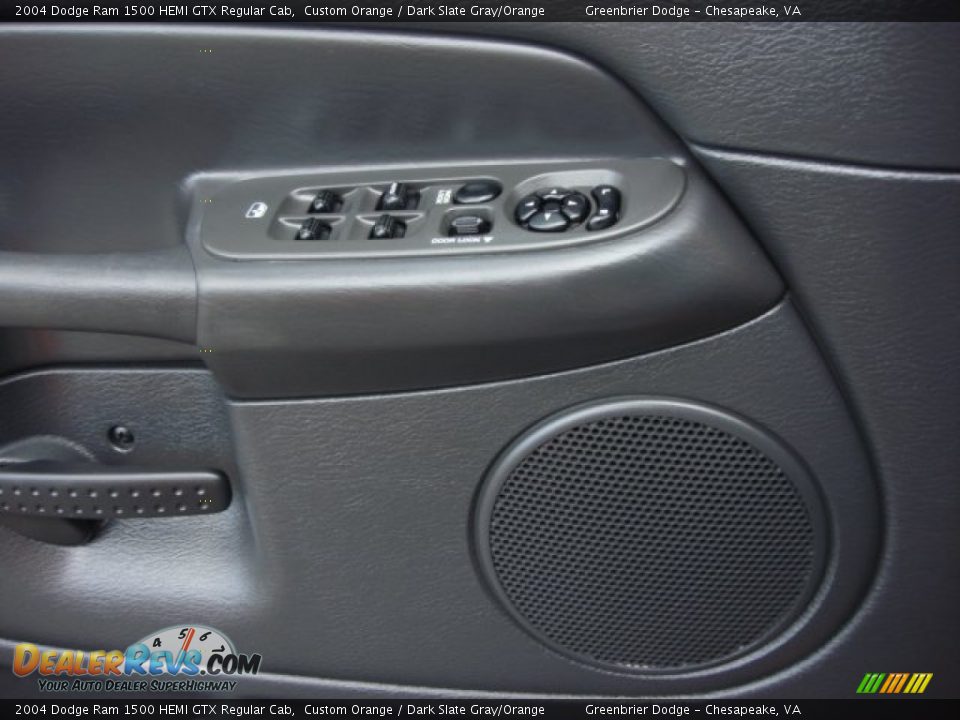 2004 Dodge Ram 1500 HEMI GTX Regular Cab Custom Orange / Dark Slate Gray/Orange Photo #14