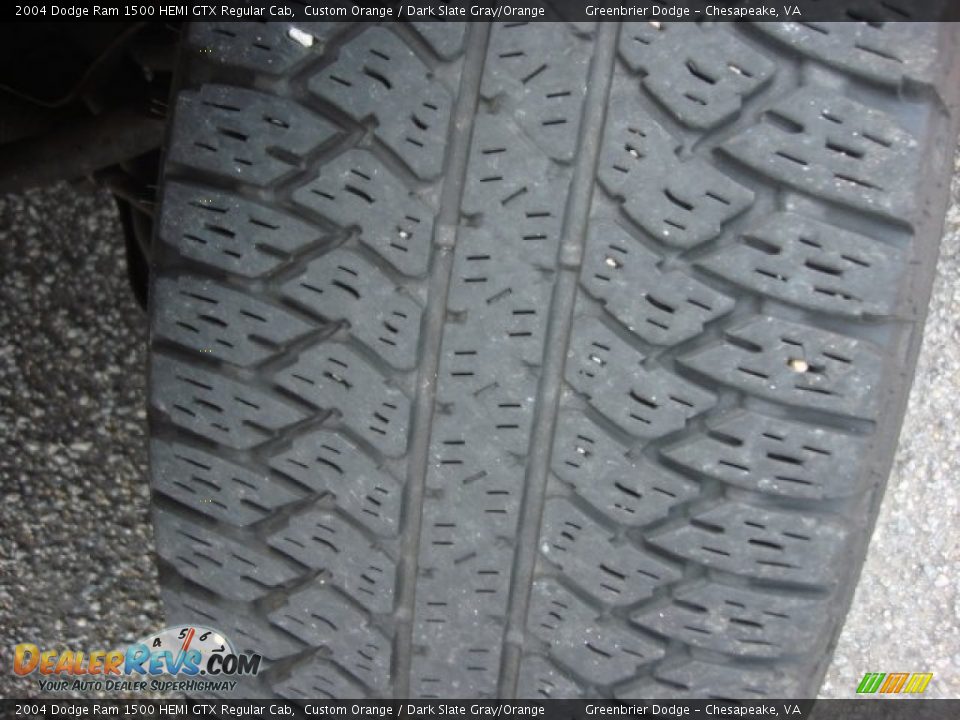 2004 Dodge Ram 1500 HEMI GTX Regular Cab Custom Orange / Dark Slate Gray/Orange Photo #19