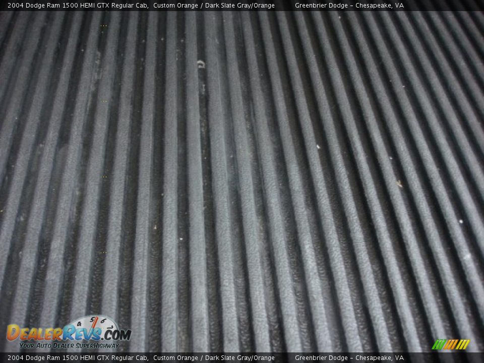 2004 Dodge Ram 1500 HEMI GTX Regular Cab Custom Orange / Dark Slate Gray/Orange Photo #24