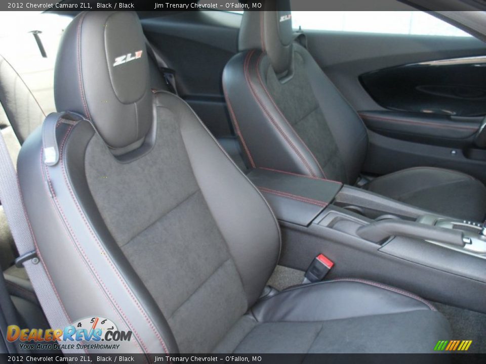Black Interior - 2012 Chevrolet Camaro ZL1 Photo #23