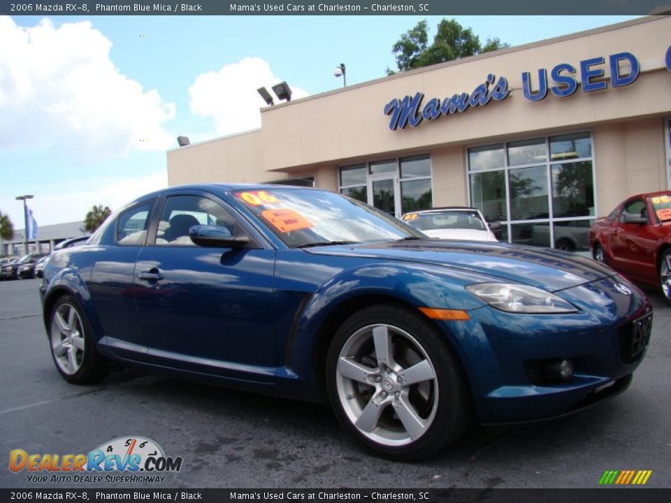 2006 Mazda RX-8 Phantom Blue Mica / Black Photo #2