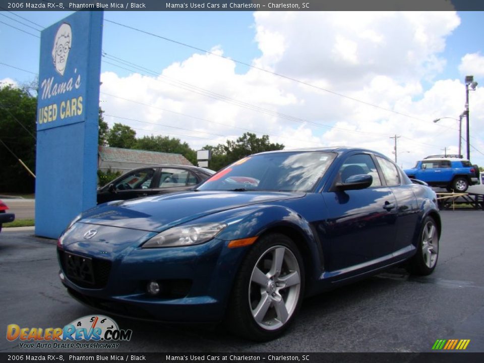 2006 Mazda RX-8 Phantom Blue Mica / Black Photo #4